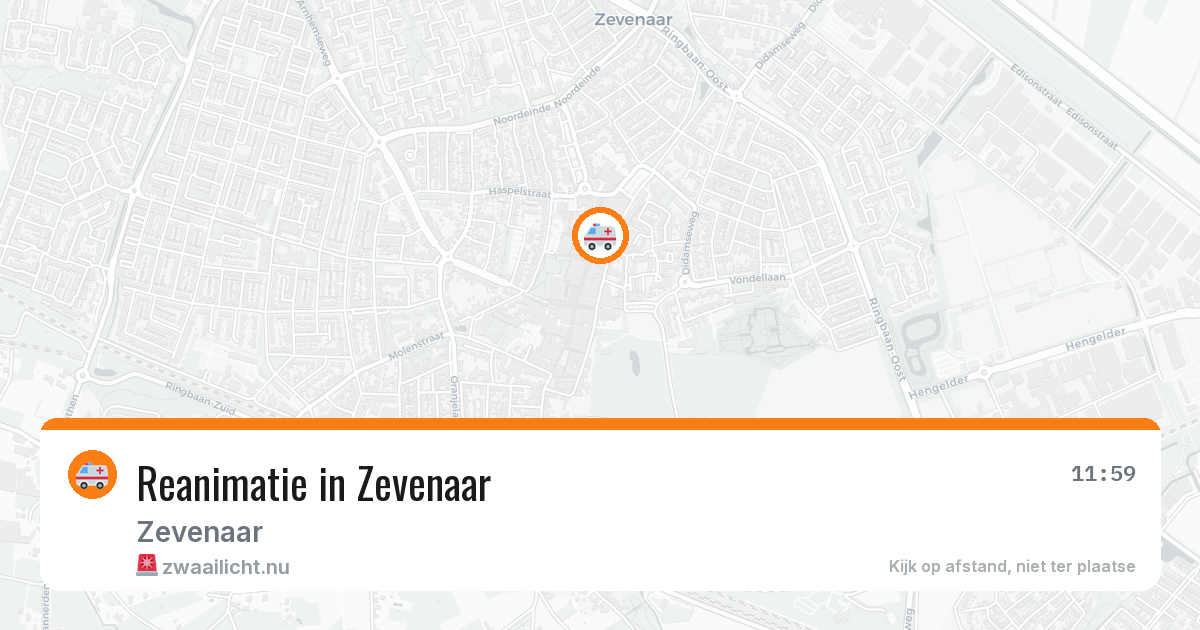 Reanimatie in Zevenaar — 14 jul 2026