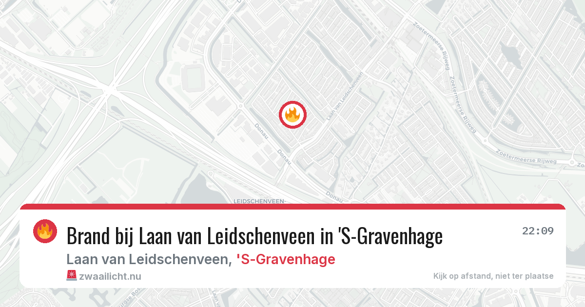 Brand bij Laan van Leidschenveen in 'S-Gravenhage — 12 mei 2026