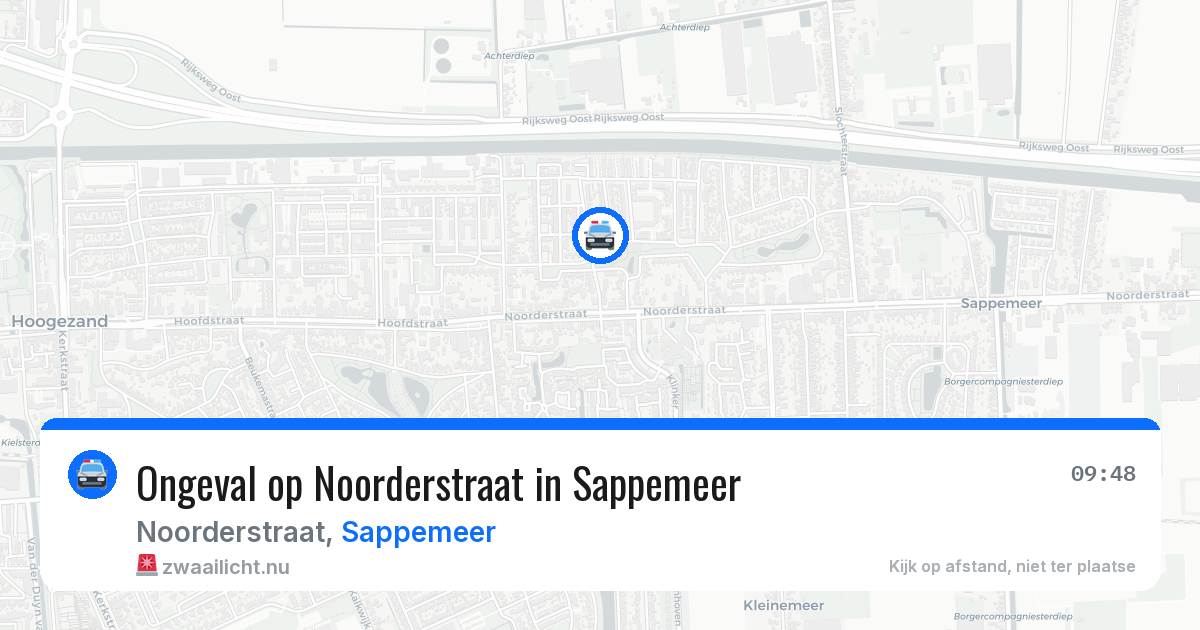 Ongeval op Noorderstraat in Sappemeer — 31 mrt 2026
