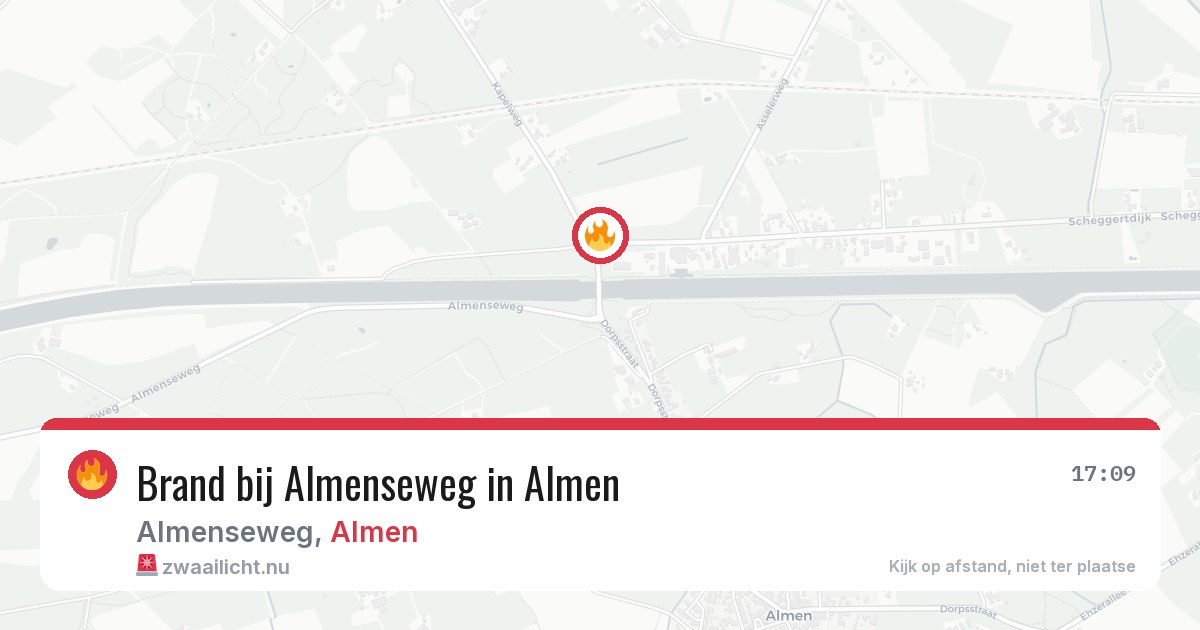 Brand bij Almenseweg in Almen — 10 apr 2026