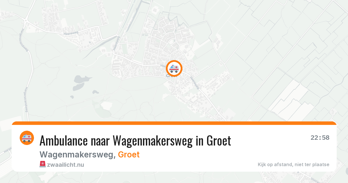 Ambulance naar Wagenmakersweg in Groet — 28 jun 2026