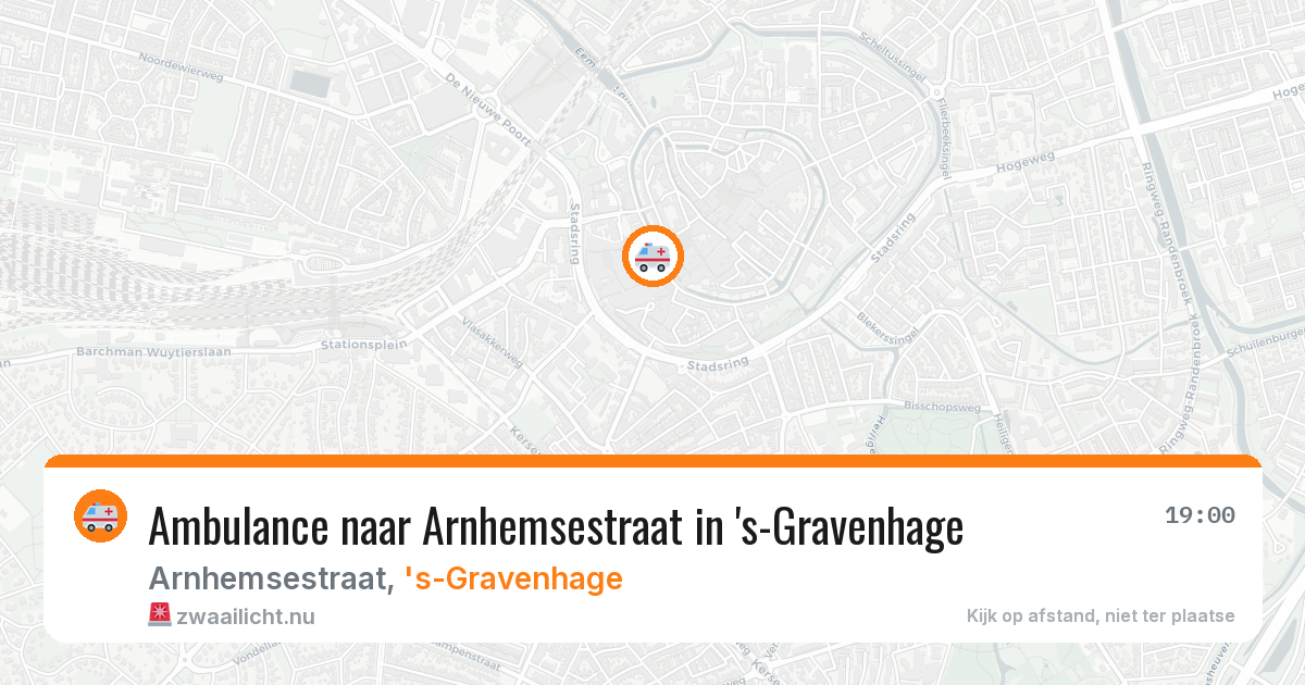Ambulance naar Arnhemsestraat in 's-Gravenhage — 4 apr 2026