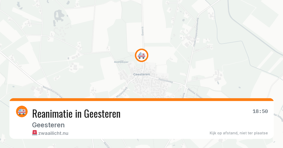 Reanimatie in Geesteren — 11 apr 2026