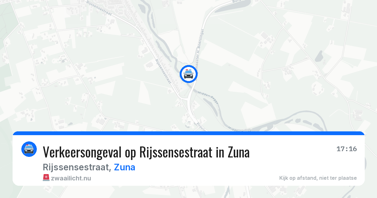 Verkeersongeval op Rijssensestraat in Zuna — 14 apr 2026