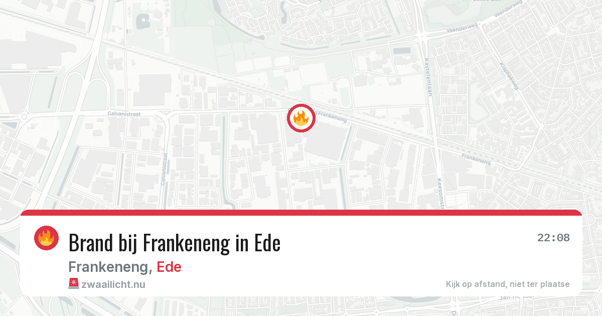 Brand bij Frankeneng in Ede — 30 mrt 2026