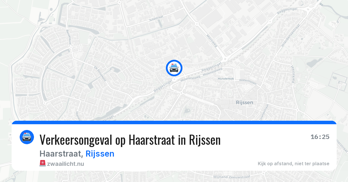 Verkeersongeval op Haarstraat in Rijssen — 24 mrt 2026