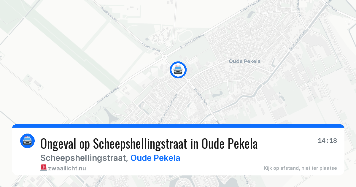 Ongeval op Scheepshellingstraat in Oude Pekela — 17 jan 2026