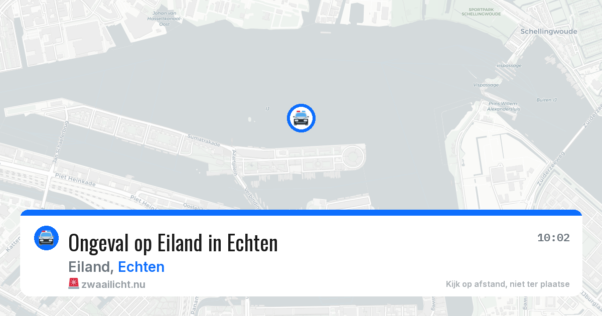 Ongeval op Eiland in Echten — 2 jul 2026