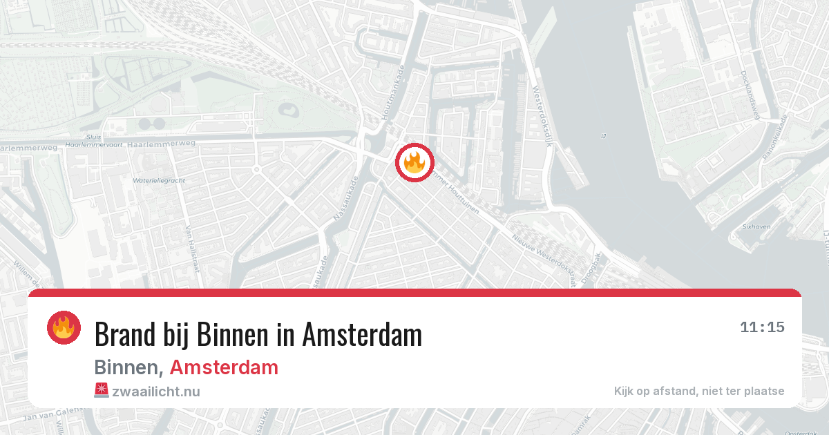 Brand bij Binnen in Amsterdam — 23 jul 2026