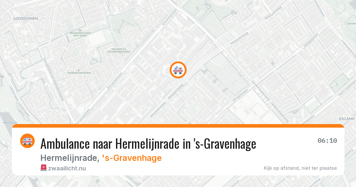 Ambulance naar Hermelijnrade in 's-Gravenhage — 7 mei 2026