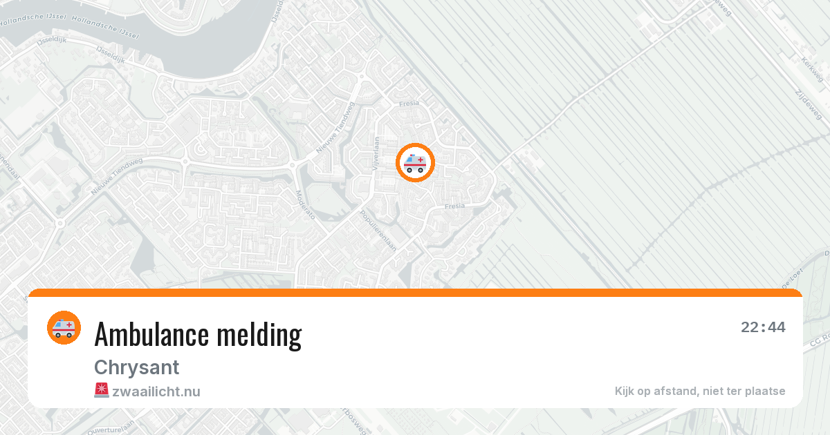 Ambulance melding — 19 jul 2026