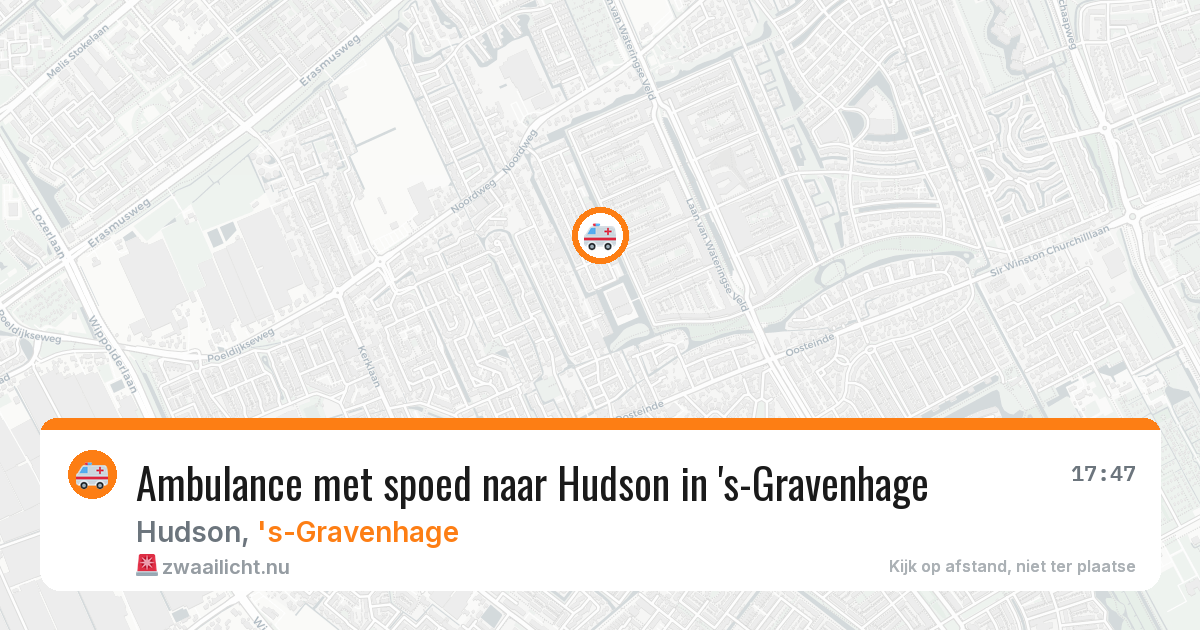 Ambulance met spoed naar Hudson in 's-Gravenhage — 4 jun 2026