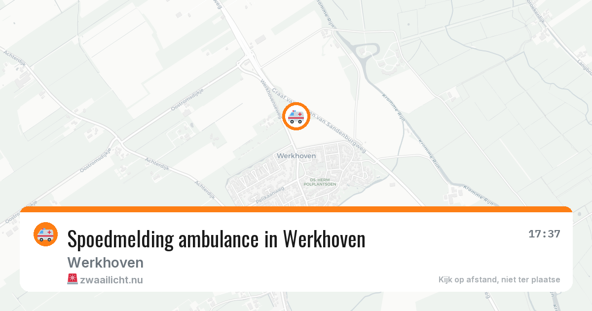 Spoedmelding ambulance in Werkhoven — 18 jul 2026