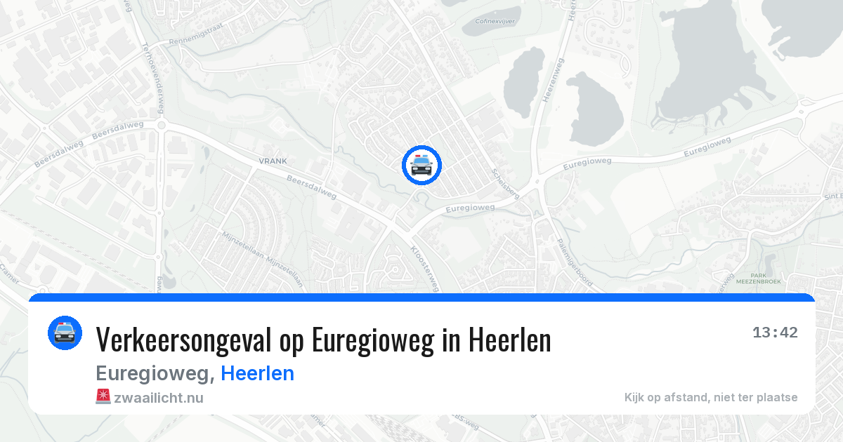 Verkeersongeval op Euregioweg in Heerlen — 3 feb 2026