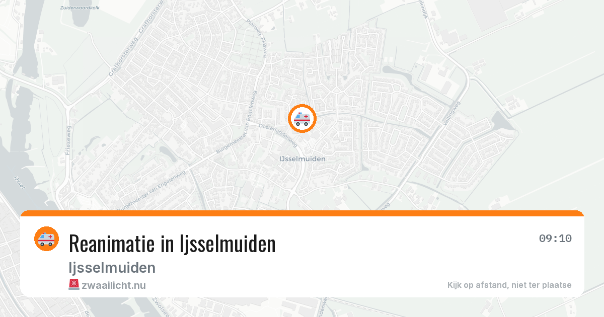 Reanimatie in Ijsselmuiden — 5 jul 2026