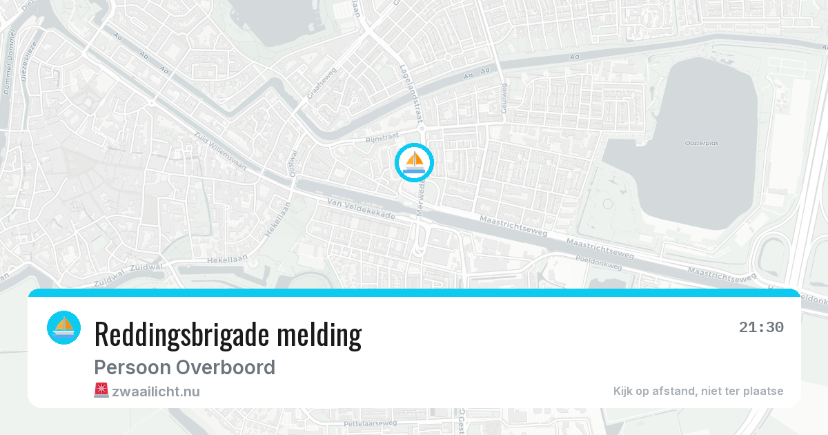 Reddingsbrigade melding — 25 jul 2026