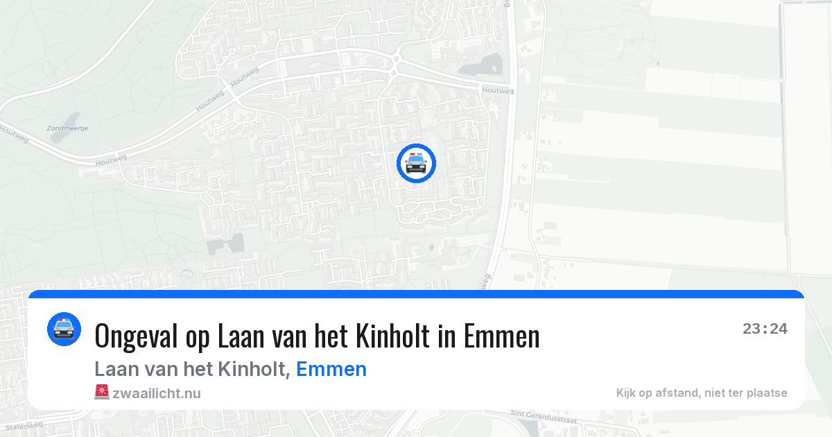 Ongeval op Laan van het Kinholt in Emmen — 21 apr 2026