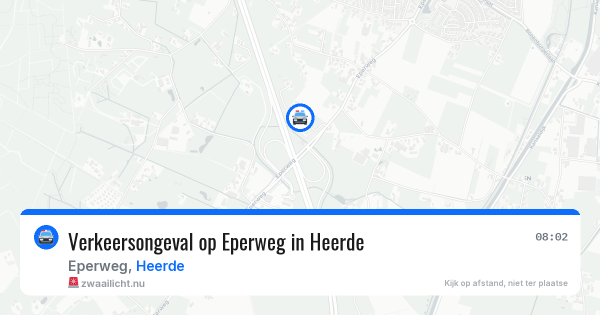 Verkeersongeval op Eperweg in Heerde — 9 jul 2026