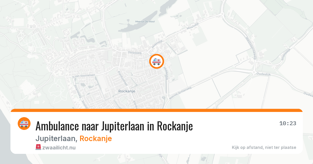 Ambulance naar Jupiterlaan in Rockanje — 12 mei 2026