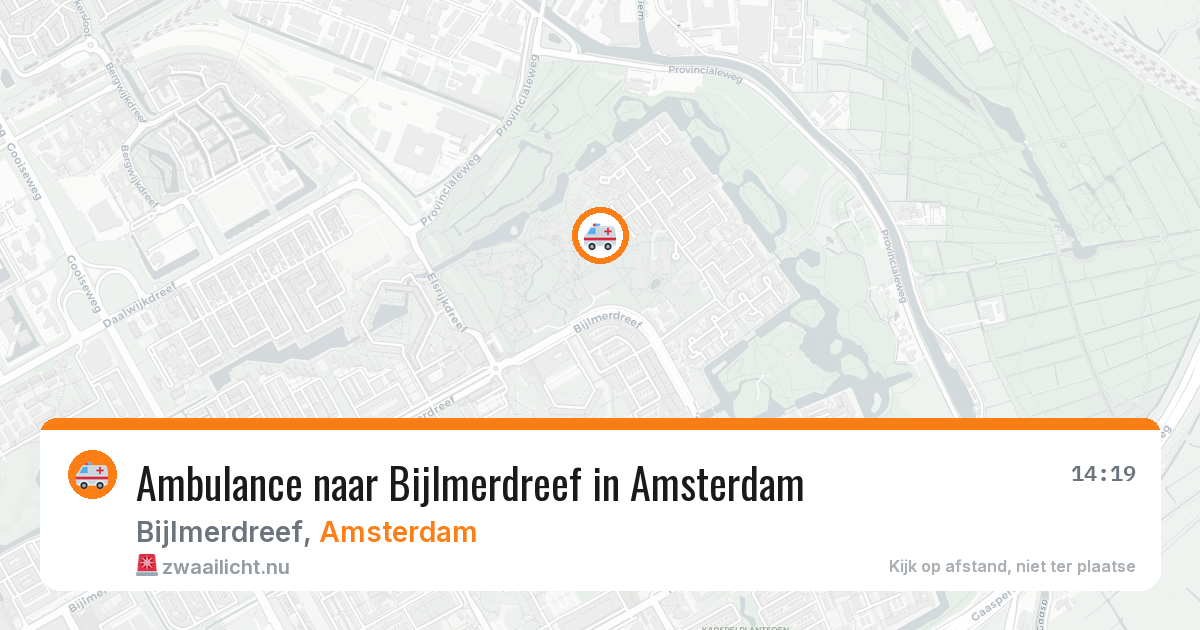 Ambulance naar Bijlmerdreef in Amsterdam — 22 mei 2026