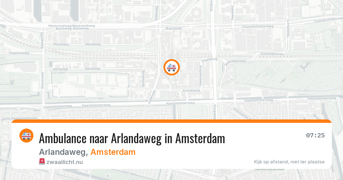 Ambulance naar Arlandaweg in Amsterdam — 28 mei 2026