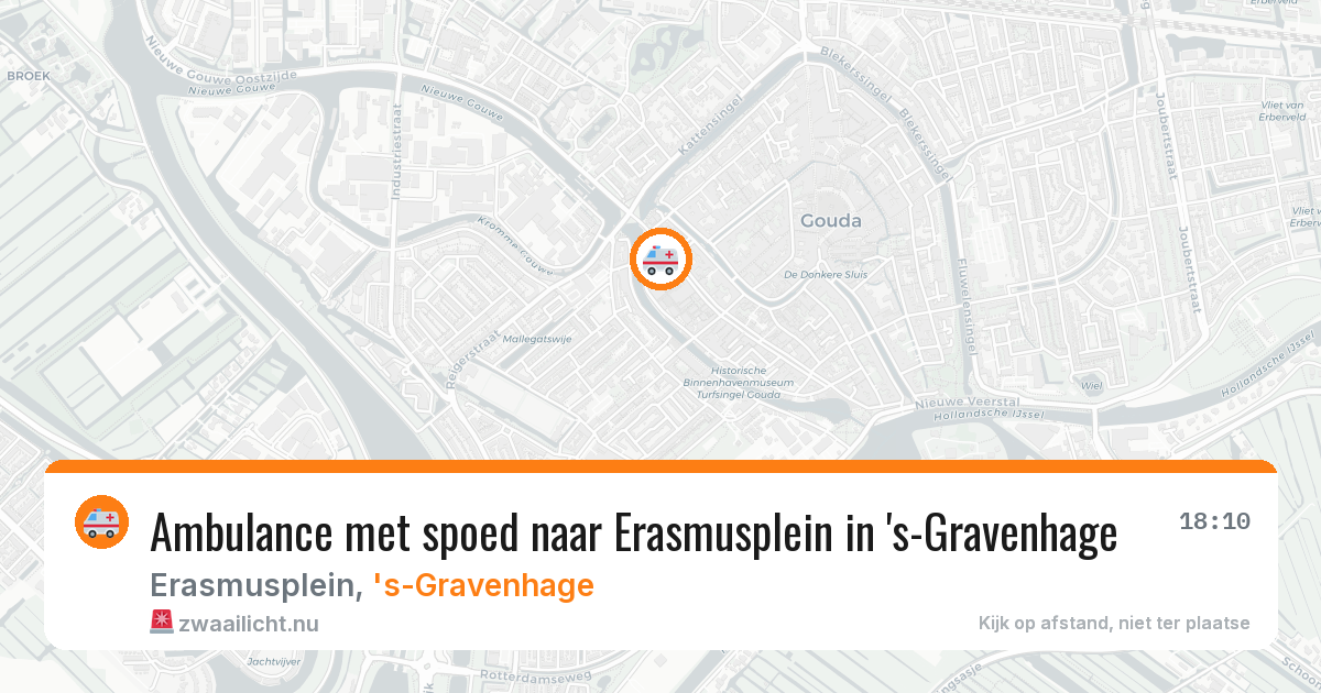 Ambulance met spoed naar Erasmusplein in 's-Gravenhage — 9 feb 2026