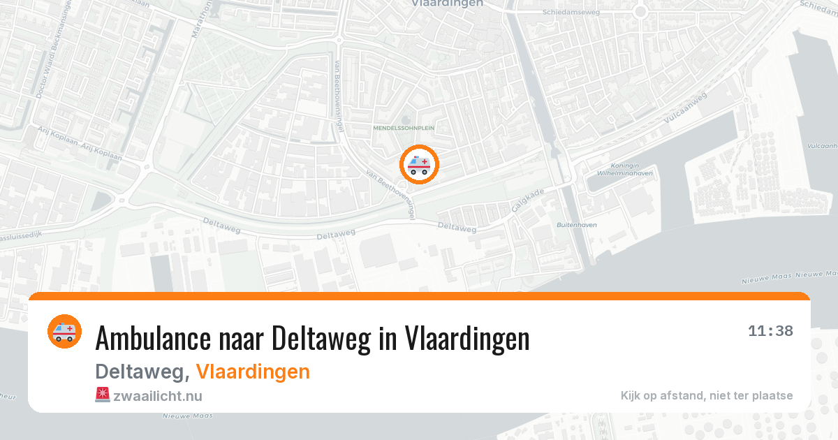Ambulance naar Deltaweg in Vlaardingen — 2 jun 2026