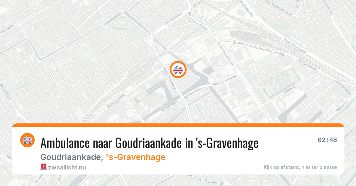 Ambulance naar Goudriaankade in 's-Gravenhage — 5 jun 2026