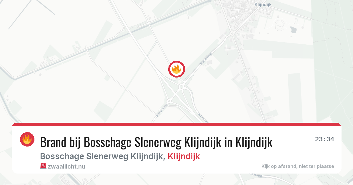 Brand bij Bosschage Slenerweg Klijndijk in Klijndijk — 16 jul 2026