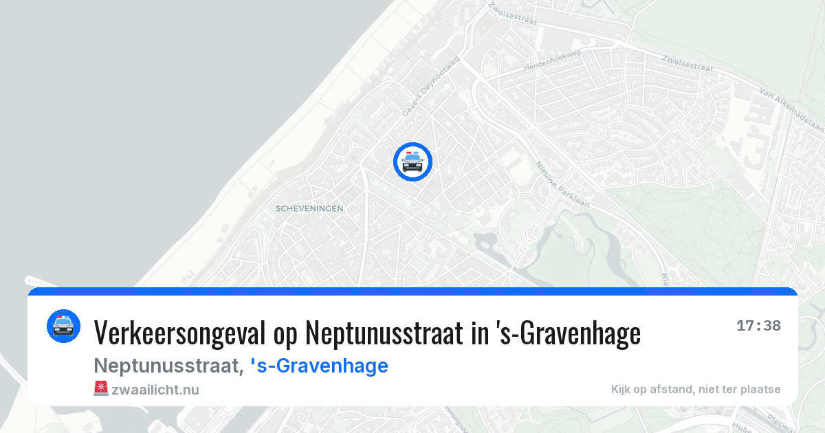 Verkeersongeval op Neptunusstraat in 's-Gravenhage — 2 jun 2026