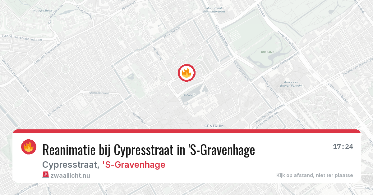 Reanimatie bij Cypresstraat in 'S-Gravenhage — 5 feb 2026