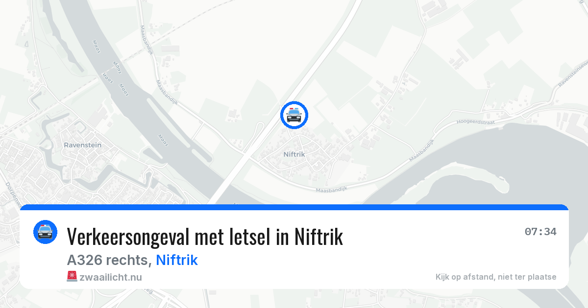 Verkeersongeval met letsel in Niftrik — 9 jul 2026