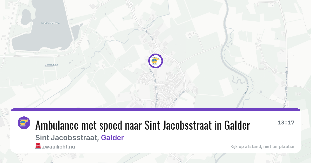 Ambulance met spoed naar Sint Jacobsstraat in Galder — 3 feb 2026
