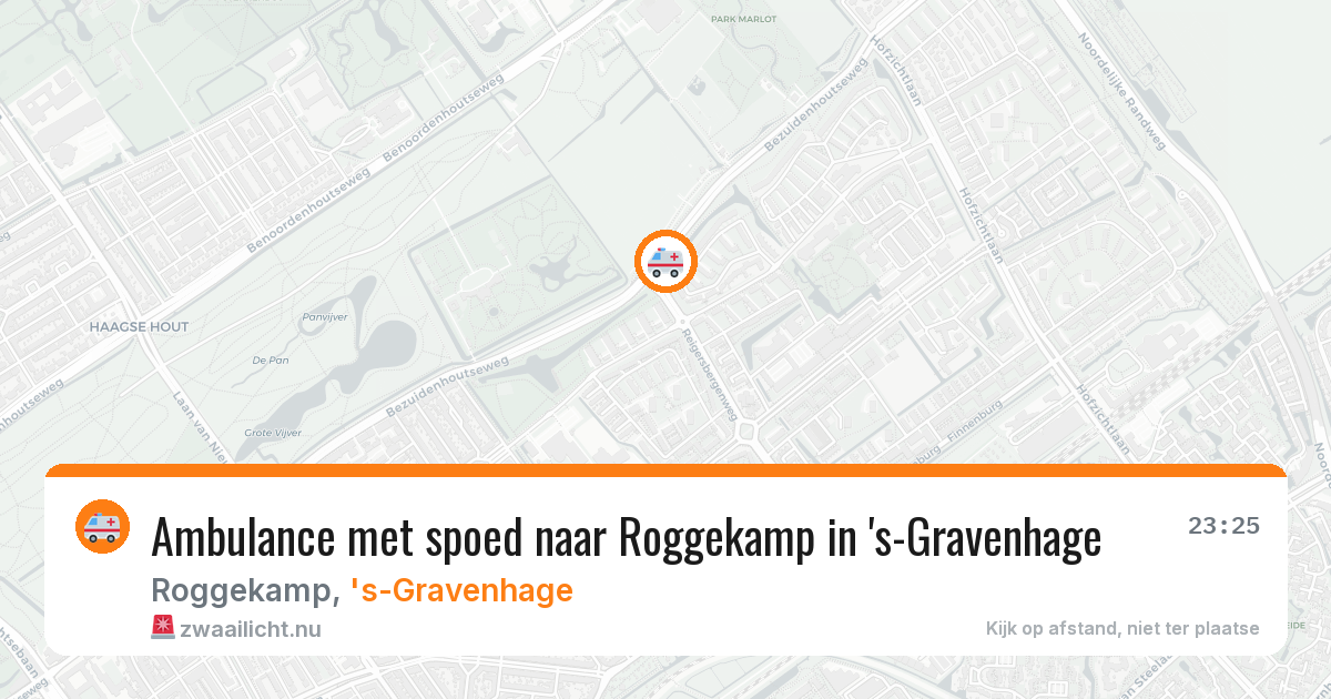 Ambulance met spoed naar Roggekamp in 's-Gravenhage — 26 apr 2026