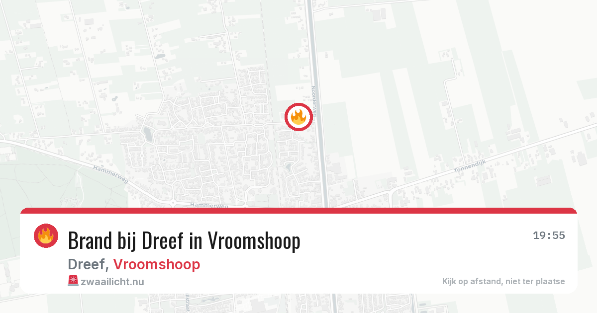 Brand bij Dreef in Vroomshoop — 21 mrt 2026