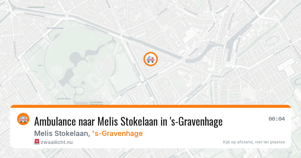 Ambulance naar Melis Stokelaan in 's-Gravenhage — 16 jul 2026