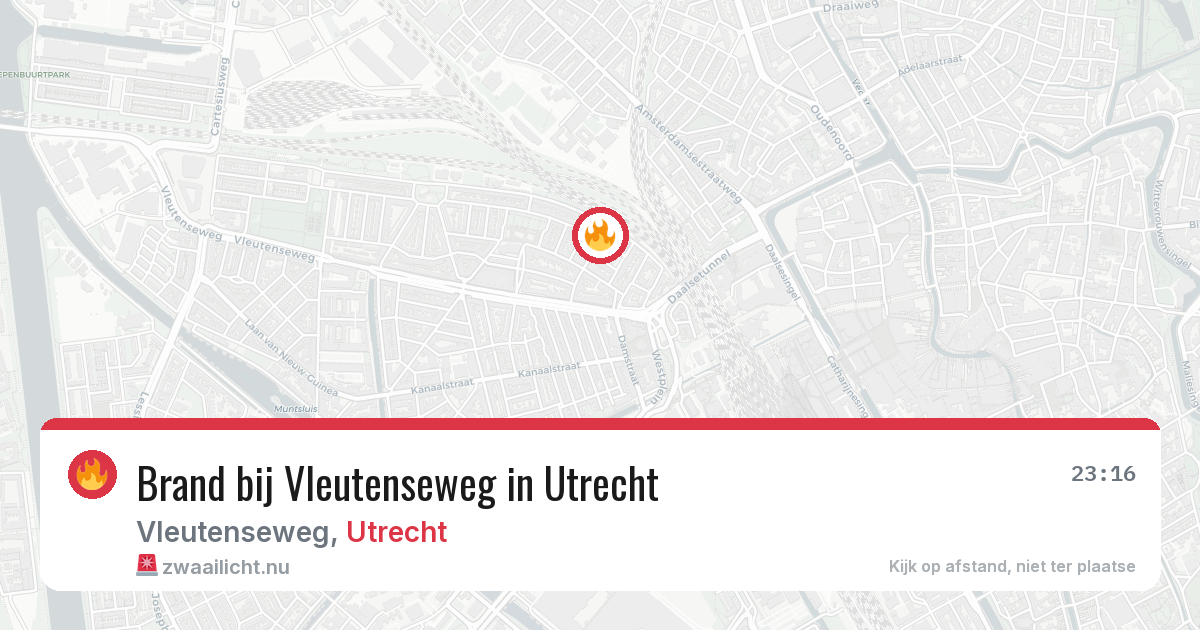 Brand bij Vleutenseweg in Utrecht — 17 jul 2026