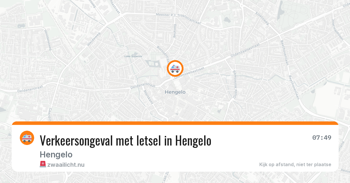Verkeersongeval met letsel in Hengelo — 21 mei 2026