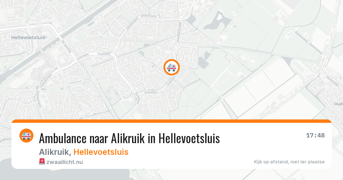 Ambulance naar Alikruik in Hellevoetsluis — 6 jun 2026