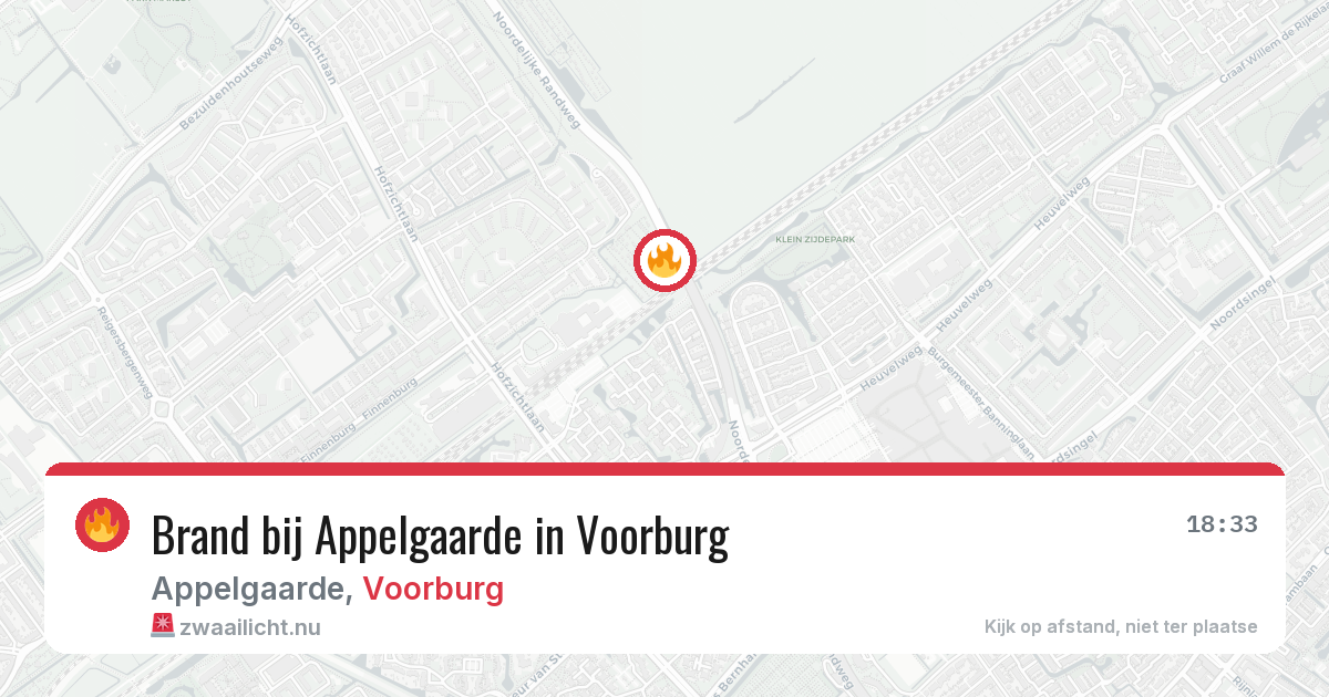 Brand bij Appelgaarde in Voorburg — 6 jun 2026