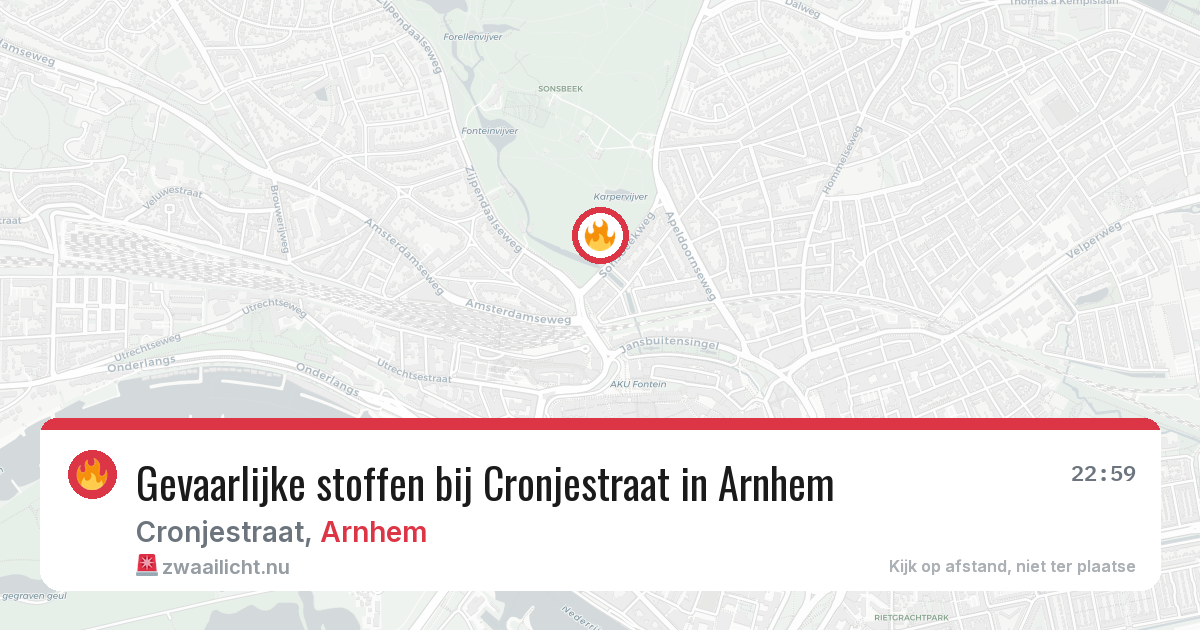 Gevaarlijke stoffen bij Cronjestraat in Arnhem — 25 mrt 2026