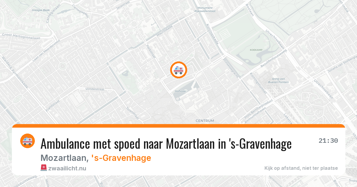 Ambulance met spoed naar Mozartlaan in 's-Gravenhage — 27 jan 2026