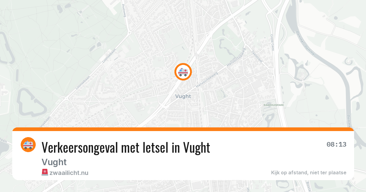 Verkeersongeval met letsel in Vught — 21 jan 2026