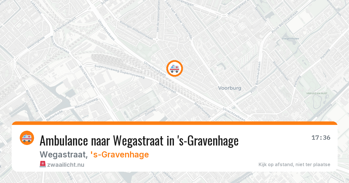 Ambulance naar Wegastraat in 's-Gravenhage — 28 mei 2026