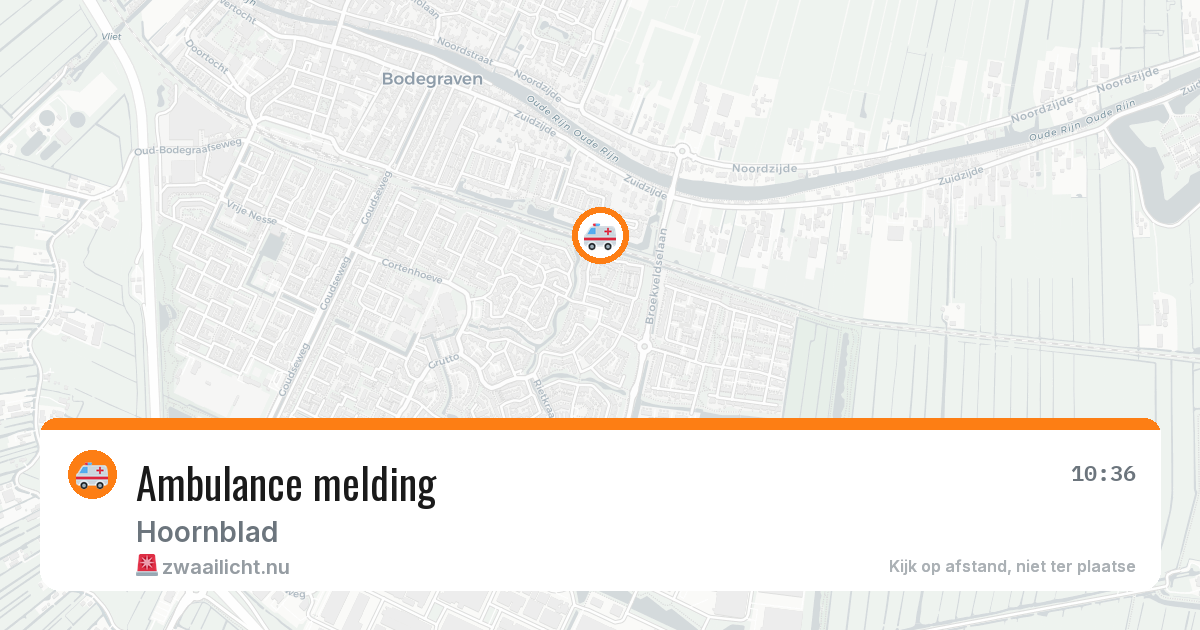 Ambulance melding — 17 jul 2026