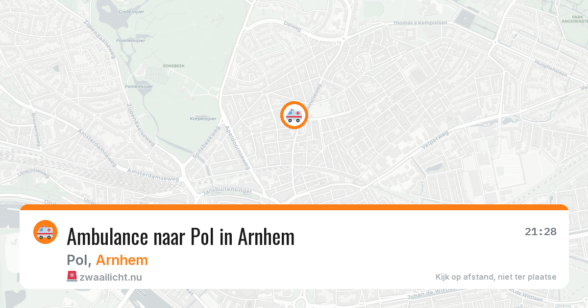 Ambulance naar Pol in Arnhem — 21 jul 2026