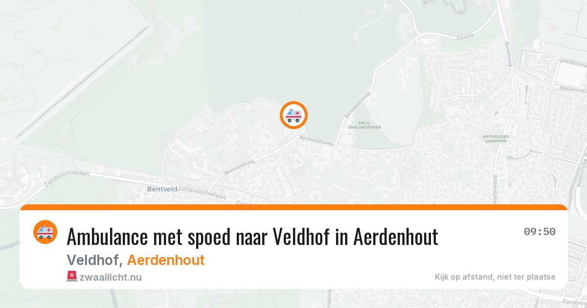 Ambulance met spoed naar Veldhof in Aerdenhout — 1 jun 2026