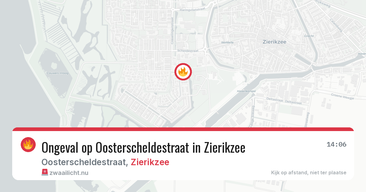 Ongeval op Oosterscheldestraat in Zierikzee — 16 jul 2026