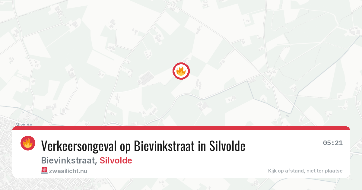 Verkeersongeval op Bievinkstraat in Silvolde — 25 feb 2026