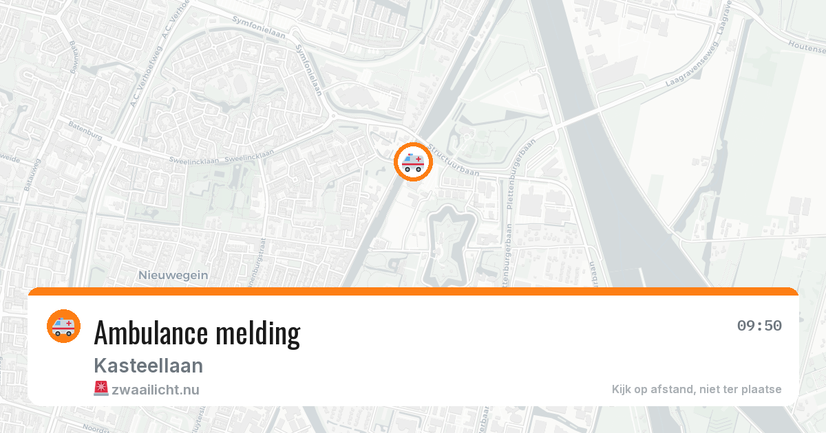 Ambulance melding — 10 jul 2026